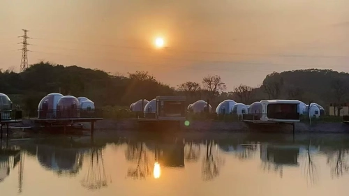 Eco resort dome project in Australia